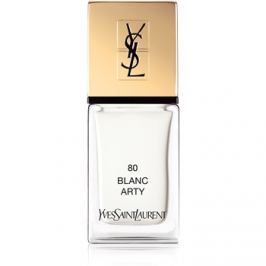 Yves Saint Laurent La Laque Couture lak na nehty odstín 80 Blanc Arty 10 ml