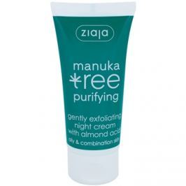 Ziaja Manuka Tree Purifying exfoliační noční krém proti akné 50 ml