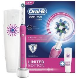 Oral B Power Brush Pro 750 3D White Travel Case 2D