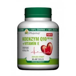 Koenzym Q10 Forte 60mg+Vitamin E tob.60