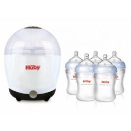 Elektrický sterilizátor + 5 lahví 210 ml
