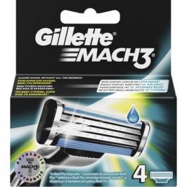 Gillette Mach 3 náhradní hlavice 4 kusy