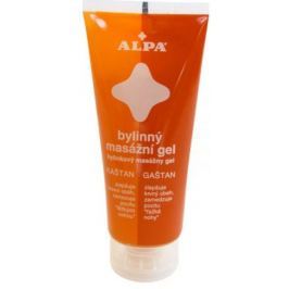 Alpa Kaštan bylinný masážní gel na unavené nohy 100 ml