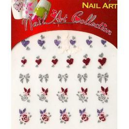 Absolute Cosmetics Nail Art samolepící nálepky na nehty GNS 36 1 aršík