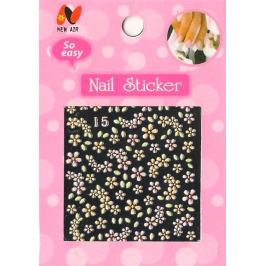 Nail Stickers 3D nálepky na nehty 1 aršík 10100 15