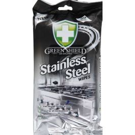 Green Shield Stainless Steel na povrchy z nerezové oceli vlhčené ubrousky 50 ks