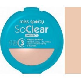 Miss Sporty So Clear Anti-Spot pudr na problematickou pleť 001 Transparent 9,4 g