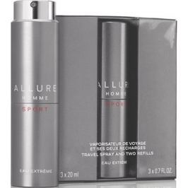 Chanel Allure Homme Sport Eau Extréme parfémovaná voda komplet pro muže 3 x 20 ml