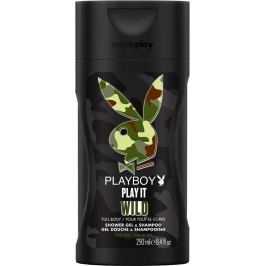 Playboy Play It Wild for Him 2v1 sprchový gel a šampon 250 ml