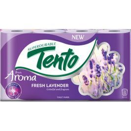 Tento Fresh Aroma Lavender parfémovaný toaletní papír 2 vrstvý 156 útržků 8 kusů