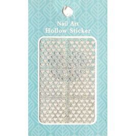 Nail Accessory Hollow Sticker šablonky na nehty multibarevné srdíčka 1 aršík 129