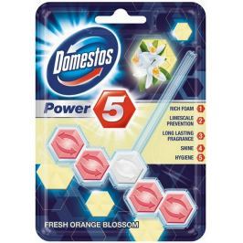 Domestos Power 5 Orange Blossom WC tuhý blok 55 g