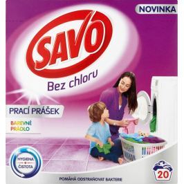 Savo Color bez chloru prací prášek na barevné prádlo 20 dávek 1,4 kg