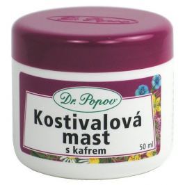 Dr. Popov Kostivalová mast s kafrem k masáži ztuhlého pohybového aparátu 50 ml