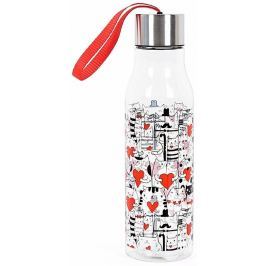 Albi Cestovní láhev Kočičky se srdíčky 650 ml