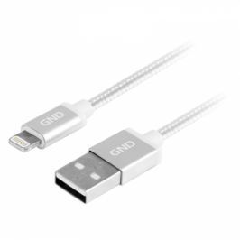 GND USB / lightning MFI, 1m, opletený (LIGHTN100MM05)