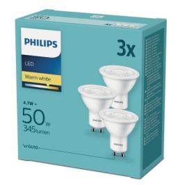 Philips bodová, 4,7W, GU10, teplá bílá (3ks) (8718696829110)