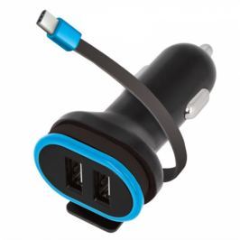 Forever CC-02, 2x USB, USB-C kabel (PSC2USB3AUCKTFO)