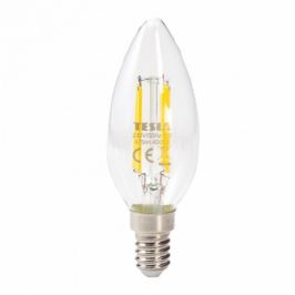 Tesla Retro Filament svíčka, 4W, E14, neutrální bílá (CL140440-7)
