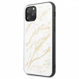Guess Marble Glass na iPhone 11 Pro Max (GUHCN65MGGWH)
