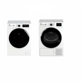 Set pračka BEKO WTV 8744 CSXWADST + sušička DH 8544 CSFRX