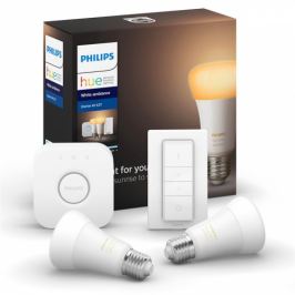 Philips 9W, E27, White Ambiance (2ks) + bridge + Switch (8718699736088)